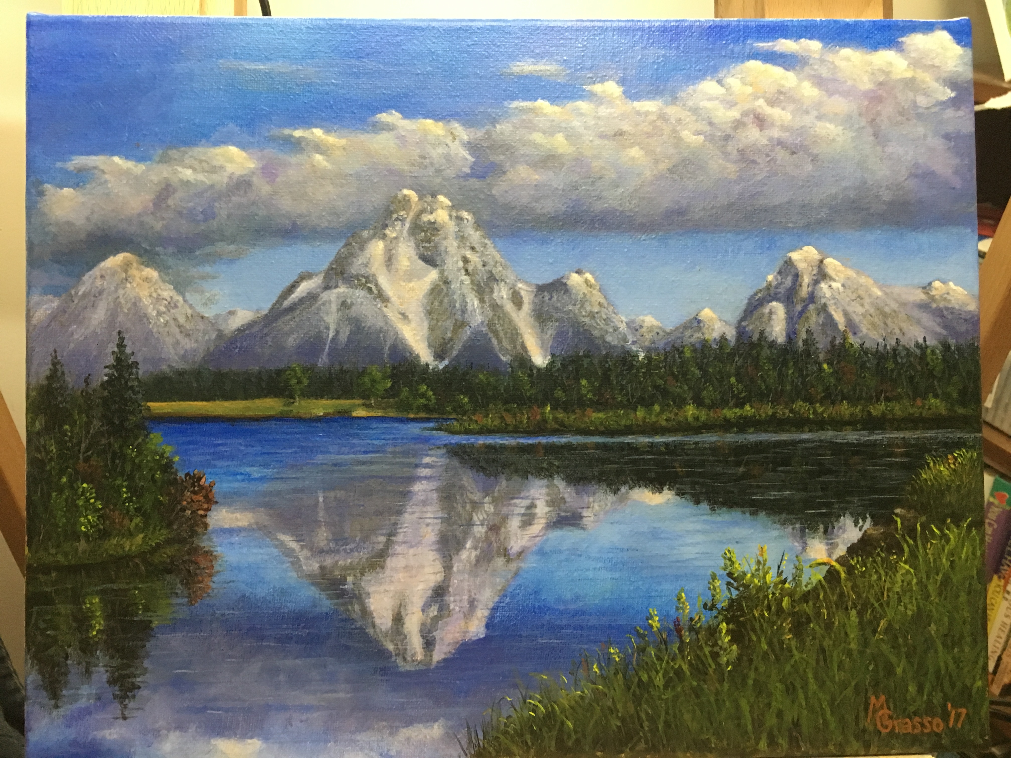 Mt-Moran-from-Oxbow-Bend - Pastel Painting Lessons : Pastel Painting Lessons